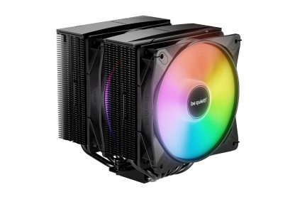 Be Quiet! BK043 Pure Rock Pro 3 LX Black ARGB Heatsink & Fan, Intel & AMD Sockets, 2x Light Wings LX ARGB Fans, 6 High-Performance Heatpipes, 250W TDP