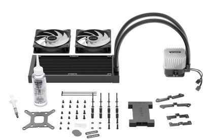 Be Quiet! Light Loop 240mm ARGB Liquid CPU Cooler, 2x Light Wings LX PWM Fans, ARGB Cooling Block, ARGB-PWM-Hub