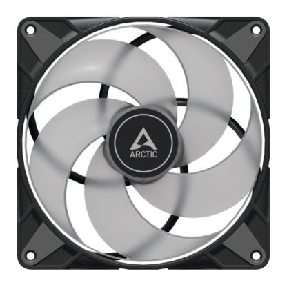Arctic 14cm P14 Semi-Passive PWM PST ARGB Case Fan, Fluid Dynamic, 12 LEDs, 200-1900 RPM, 0dB Mode