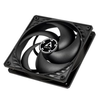 Arctic P12 12cm Pressure Optimised PWM PST Case Fan w Cable Splitter, Black, Fluid Dynamic, 200-1800 RPM