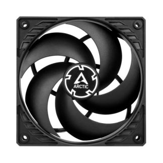 Arctic P12 Silent Pressure Optimised 12cm Case Fan, Black, Fluid Dynamic, 1050 RPM