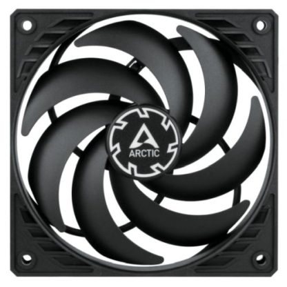 Arctic P12 Slim 12cm Pressure Optimised PWM PST Case Fan w/ Cable Splitter, Black, Fluid Dynamic, 200-2100 RPM