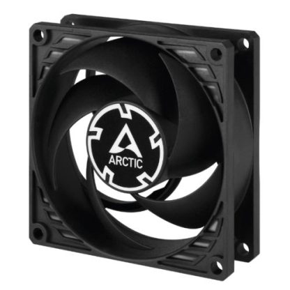 Arctic P8 8cm Pressure Optimised PWM PST Case Fan w Cable Splitter (5 Pack), Black, Fluid Dynamic, 200-3000 RPM, Value Pack