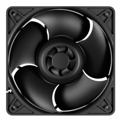 Arctic S12038-4K 12cm PWM Server Fan for Continuous Operation, Black, Dual Ball Bearing, 600-4000 RPM