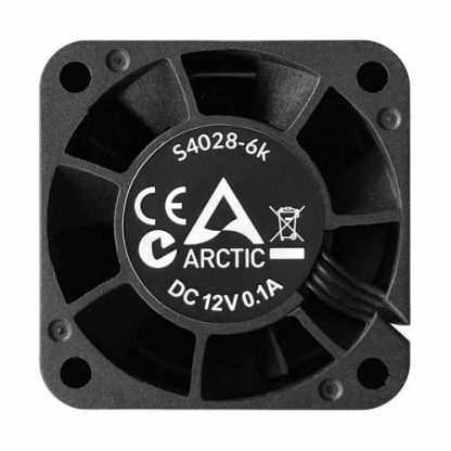 Arctic S4028-6K 4cm PWM Server Fan for Continuous Operation, Black, Dual Ball Bearing, 250-6000 RPM