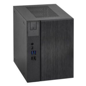 Asrock DeskMeet X600 Barebone PC, Mini ITX, AMD AM5, 4x DDR5, 2x SATA, 2x M.2, 2.5G LAN, USB-C, 500W PSU - No CPU, RAM, Storage or OS PCAS-DESKMEETX600