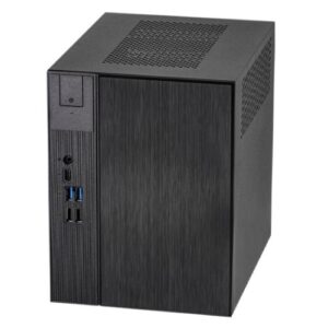 Asrock DeskMeet X600 Barebone PC, Mini ITX, AMD AM5, 4x DDR5, 2x SATA, 2x M.2, 2.5G LAN, USB-C, 500W PSU - No CPU, RAM, Storage or OS