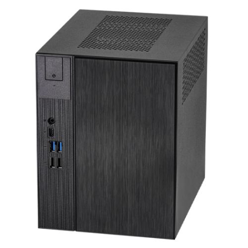 Asrock DeskMeet X600 Barebone PC, Mini ITX, AMD AM5, 4x DDR5, 2x SATA, 2x M.2, 2.5G LAN, USB-C, 500W PSU - No CPU, RAM, Storage or O/S