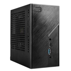Asrock DeskMini B760 Mini Barebone PC, LGA1700 B760, DDR4 SO-DIMM, 2.5 SATA, M.2, VGA, HDMI, DP, USB-C, 2.5G LAN - No CPU, RAM, Storage or OS