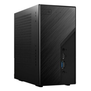 Asrock DeskMini X300 SFF Barebone PC, AMD AM4 X300, 2x DDR4 SO-DIMM, 2x SATA, 2x M.2, VGA, HDMI, DP, USB-C - No CPU, RAM, Storage or OS