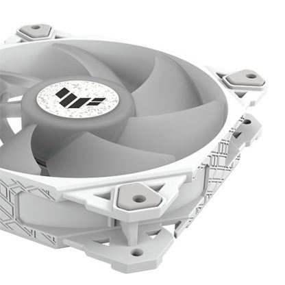Asus TUF Gaming TF120 ARGB 12cm PWM Case Fan, Fluid Dynamic Bearing, Double-layer LED Array, Up to 1900 RPM, White Edition