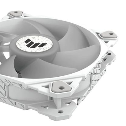 Asus TUF Gaming TF120 ARGB 12cm PWM Case Fans (3 Pack), Fluid Dynamic Bearing, Double-layer LED Array, Up to 1900 RPM, ARGB Hub included, White Edition