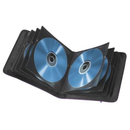 Hama Up to Fashion CD/DVD/Blu-Ray Disc Wallet, Up to 24 Discs, Blue
