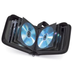 Hama CD/DVD/Blu-Ray Disc Wallet, Up to 40 Discs, Black
