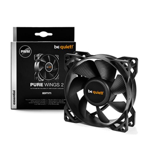 Be Quiet! BL037 Pure Wings 2 PWM 8cm Case Fan, Rifle Bearing