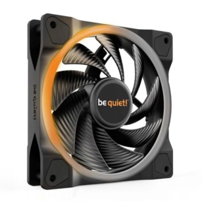 Be Quiet! (BL073) Light Wings 12cm PWM ARGB High Speed Case Fan, Rifle Bearing, 18 LEDs, Front & Rear Lighting, Up to 2500 RPM