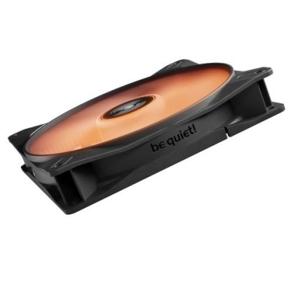 Be Quiet! (BL126) Light Wings LX 14cm PWM ARGB Case Fan, Rifle Bearing, Impeller w 16 LEDs, Daisy-Chain, Up to 1200 RPM, Blac