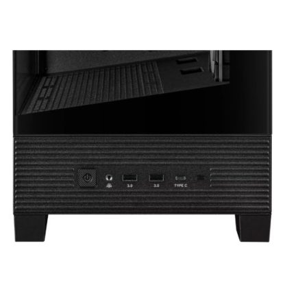 Asus A31 Plus ARGB Gaming Case w/ Front & Side Glass Windows, ATX, 4x ARGB Fans, USB-C, Angled Base, Asus BTF Compatible, Black