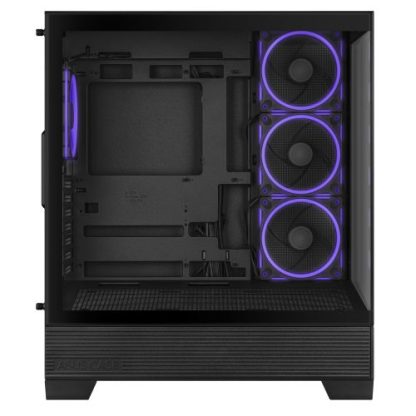 Asus A31 Plus ARGB Gaming Case w/ Front & Side Glass Windows, ATX, 4x ARGB Fans, USB-C, Angled Base, Asus BTF Compatible, Black