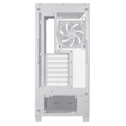 Asus A31 Plus ARGB Gaming Case w/ Front & Side Glass Windows, ATX, 4x ARGB Fans, USB-C, Angled Base, Asus BTF Compatible, White