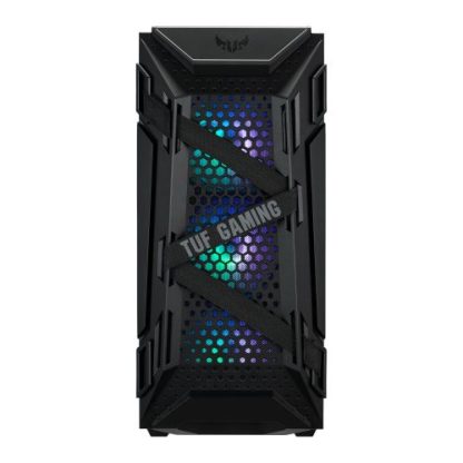 Asus TUF Gaming GT301 Compact Gaming Case w/ Window, ATX, Tempered Glass, 3 x 12cm RGB Fans, RGB Controller, Headphone Hook