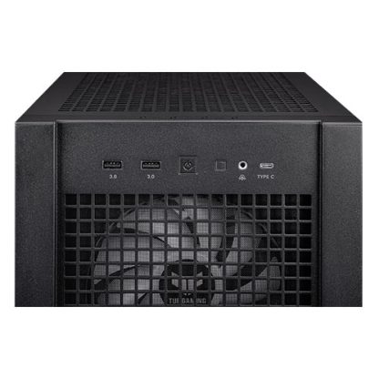 Asus TUF Gaming GT302 ARGB Case w/ Glass Window, E-ATX, 4x ARGB Fans, Interchangeable Side Panel, USB-C, Asus BTF Compatible, Black