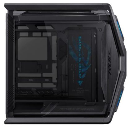 Asus ROG Hyperion GR701 BTF Gaming Case w/ Glass Windows, E-ATX, 4 Fans, Dual 420mm Radiator Support, USB-C (60W FC), Fan Hub & Lighting Panel, Advanced BTF Design, Black