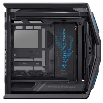 Asus ROG Hyperion GR701 BTF Gaming Case w/ Glass Windows, E-ATX, 4 Fans, Dual 420mm Radiator Support, USB-C (60W FC), Fan Hub & Lighting Panel, Advanced BTF Design, Black