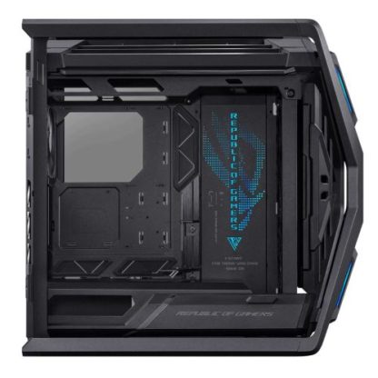 Asus ROG Hyperion GR701 Gaming Case w/ Glass Windows, E-ATX, 4x 14cm Fans, Dual 420mm Radiator Support, USB-C (60W FC), Fan Hub & Lighting Panel, Black