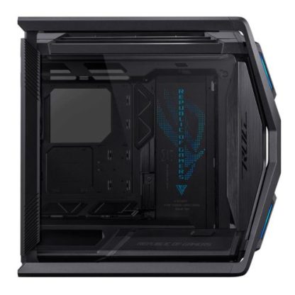 Asus ROG Hyperion GR701 Gaming Case w/ Glass Windows, E-ATX, 4x 14cm Fans, Dual 420mm Radiator Support, USB-C (60W FC), Fan Hub & Lighting Panel, Black