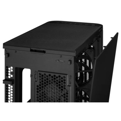 Asus ProArt PA401 Wood Gaming Case, ATX, Front Grill, 2x 16cm Fans, PWM Fan Hub, USB-C 20Gps, Black