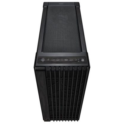 Asus ProArt PA602 Wood TG Gaming Case w/ Glass Panel, E-ATX, Front Grill, 2x 20cm Fans, PWM Fan Hub, IR Dust Indicator, USB-C 20Gps, Black