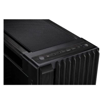 Asus ProArt PA602 Wood TG Gaming Case w/ Glass Panel, E-ATX, Front Grill, 2x 20cm Fans, PWM Fan Hub, IR Dust Indicator, USB-C 20Gps, Black