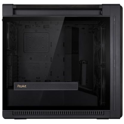 Asus ProArt PA602 Wood TG Gaming Case w/ Glass Panel, E-ATX, Front Grill, 2x 20cm Fans, PWM Fan Hub, IR Dust Indicator, USB-C 20Gps, Black
