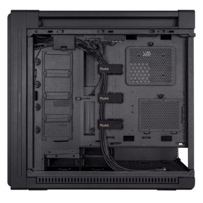 Asus ProArt PA602 Gaming Case w/ Glass Side, E-ATX, Front Grill, 2x 20cm Fans, IR Dust Indicator, USB-C 20Gps, Black