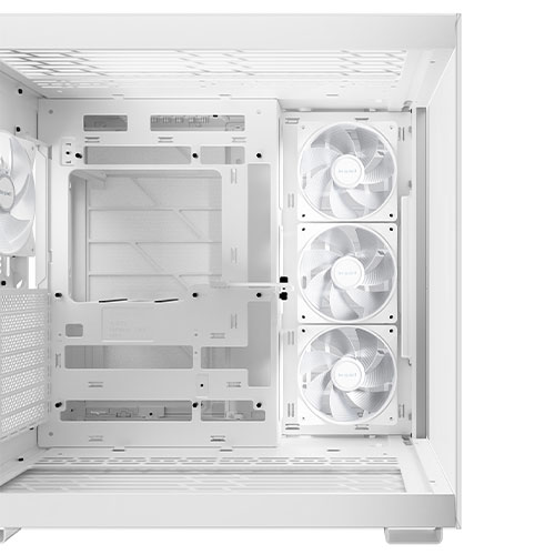 Be Quiet! Light Base 600 DX ARGB Gaming Case w/ Glass Front & Side, ATX, Invertible, 1.33M ARGB Strip & Controller, USB-C, Asus BTF Compatible, White