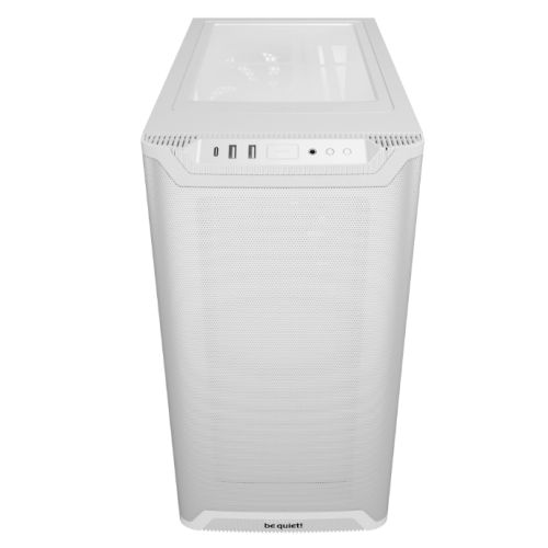 Be Quiet! Pure Base 501 LX Gaming Case w/ Glass Side, ATX, Compact Design, 4x ARGB Fans, ARGB Controller & Hub, High Airflow, USB-C, White