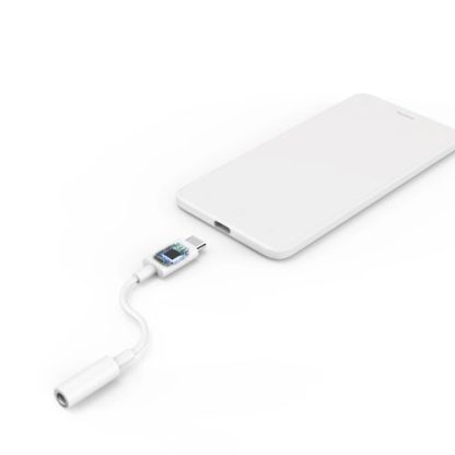 Hama USB Type-C Male to 3.5mm Jack Female Adapter, White