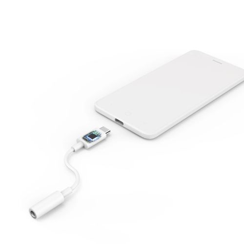 Hama USB Type-C Male to 3.5mm Jack Female Adapter, White