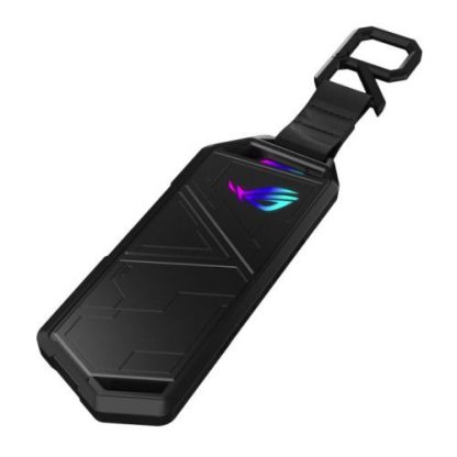 Asus ROG STRIX ARION M.2 NVMe SSD Caddy, USB 3.2 Gen2 Type-C, Aluminium, Thermal Pads, RGB Lighting, Hanger & USB-A Cable inc.
