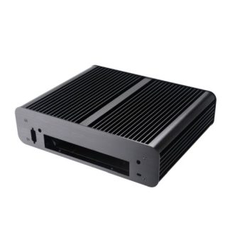 Akasa Euler TX Plus Thin Mini ITX Case for Intel LGA1700, Fanless, Aluminium, VESA Mountable