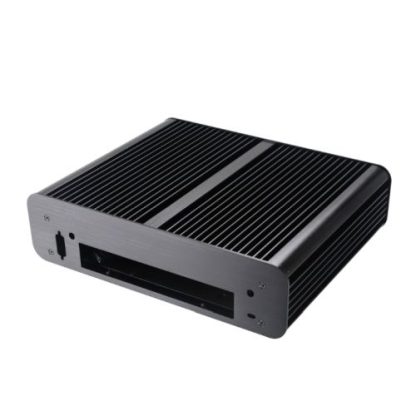 Akasa Euler TX Plus Thin Mini ITX Case for Intel LGA1700, Fanless, Aluminium, VESA Mountable