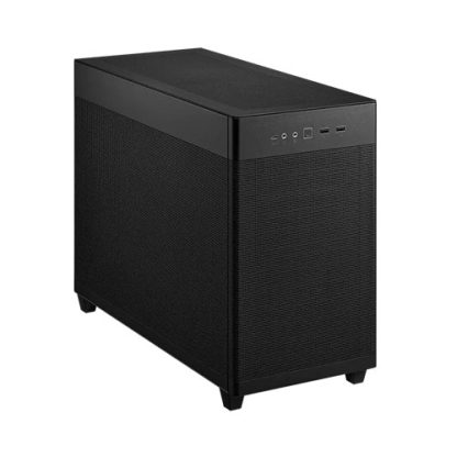 Asus Prime AP201 Gaming Case, Micro ATX, Quasi-Filter Mesh, USB-C, Tool-free Panels, 338mm GPU & 360mm Radiator Support, Black