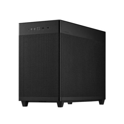 Asus Prime AP201 Gaming Case, Micro ATX, Quasi-Filter Mesh, USB-C, Tool-free Panels, 338mm GPU & 360mm Radiator Support, Black