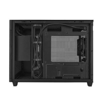 Asus Prime AP201 Gaming Case, Micro ATX, Quasi-Filter Mesh, USB-C, Tool-free Panels, 338mm GPU & 360mm Radiator Support, Black