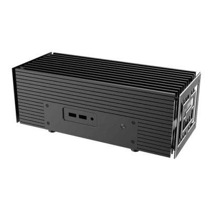 Akasa Turing AC Pro Contemporary Premium Fanless Case for Intel NUC 13 Pro, 40W TDP, 2.5” SSD/HDD, Vertical/Horizontal