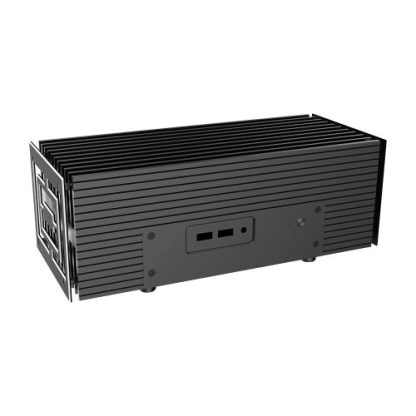 Akasa Turing AC Pro Contemporary Premium Fanless Case for Intel NUC 13 Pro, 40W TDP, 2.5” SSD/HDD, Vertical/Horizontal