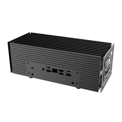 Akasa Turing AC Pro Contemporary Premium Fanless Case for Intel NUC 13 Pro, 40W TDP, 2.5” SSD/HDD, Vertical/Horizontal