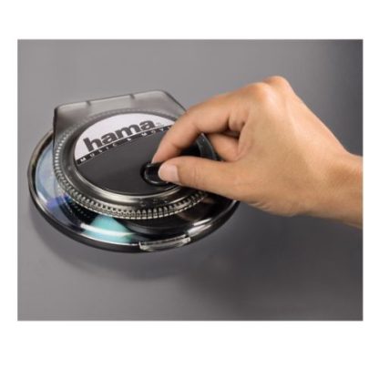 Hama CD/DVD Repair & Cleaning Kit - Repair Paste, Cleaning Fluid, Polishing Pads, Shell with Soft Pad