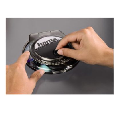 Hama CD/DVD Repair & Cleaning Kit - Repair Paste, Cleaning Fluid, Polishing Pads, Shell with Soft Pad